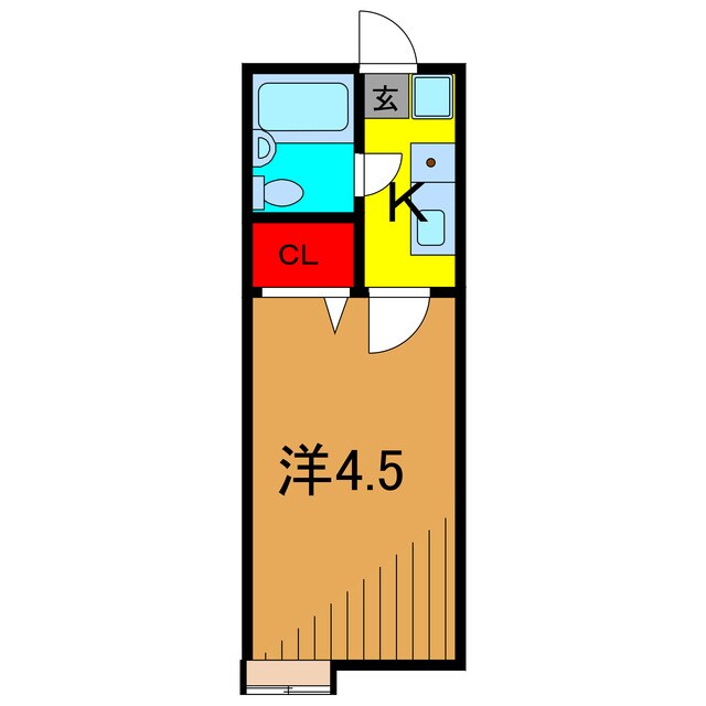 ベルメゾン綾瀬Ａの物件間取画像