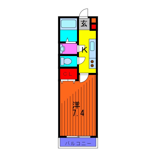 Ｃｅｎｔｒａｌ　Ｐｅｒｋの物件間取画像