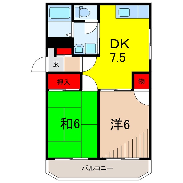 小川ハイデンスの物件間取画像