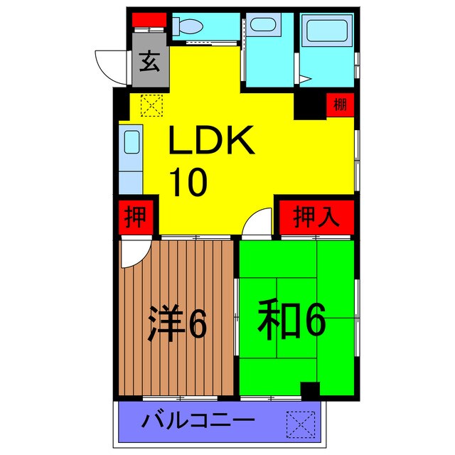 サンコーポファミリアの物件間取画像