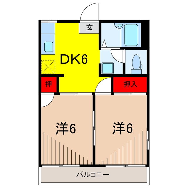 アーバンハイム(小菅3丁目)の物件間取画像