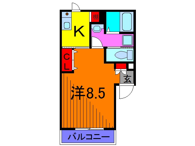 レガート花畑の物件間取画像