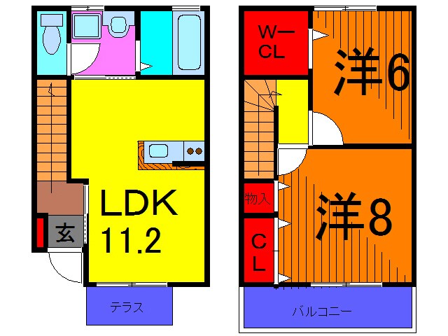 ヴィヴィレＭ・Ⅰの物件間取画像