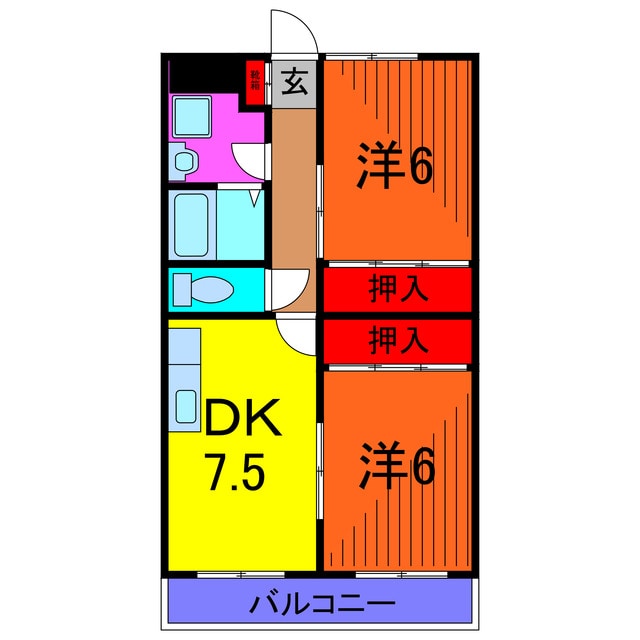 ニューマリッチ塩田の物件間取画像