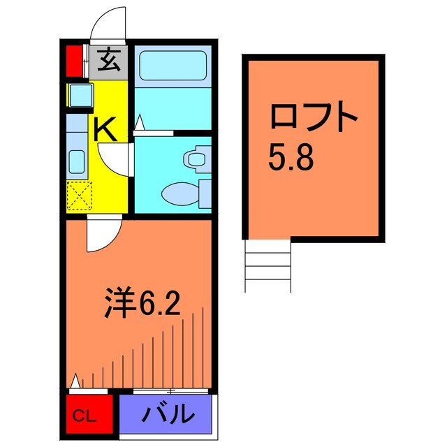stage北綾瀬の物件間取画像