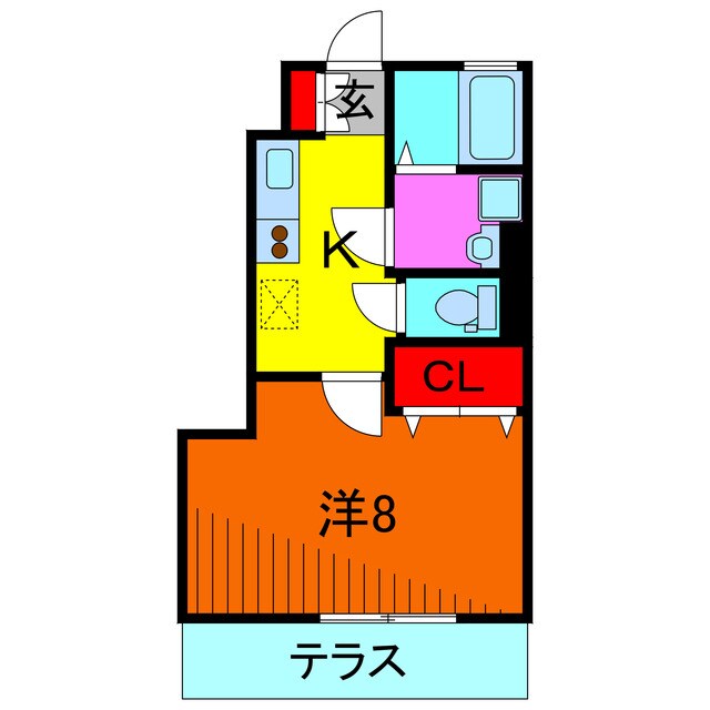 カインドコープⅢの物件間取画像