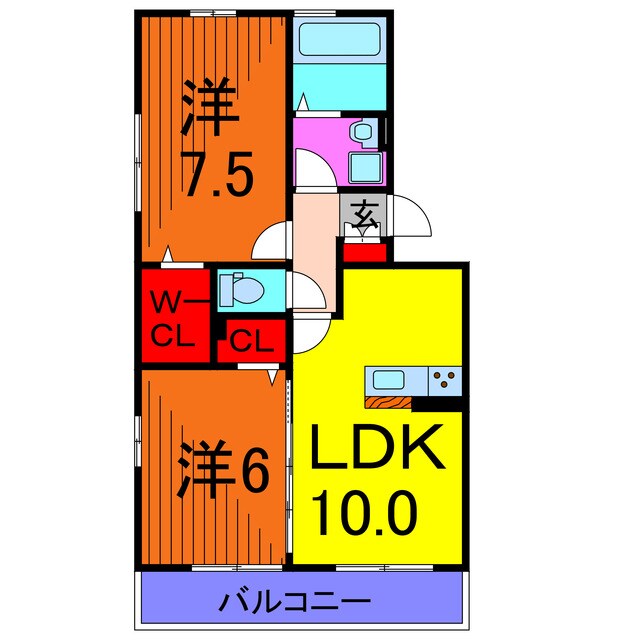 ルミナス　（東金町5丁目）の物件間取画像