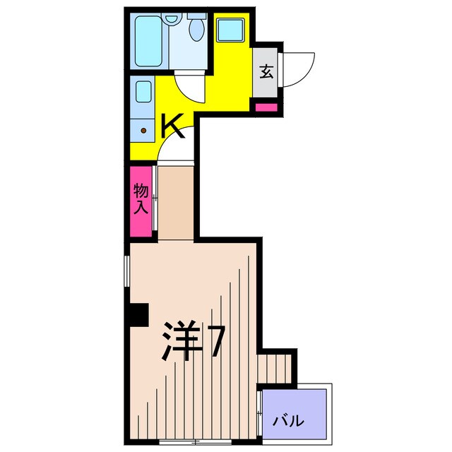 パークパレス綾瀬の物件間取画像