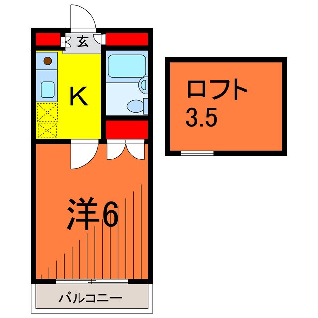 パレノーブル新宿第一の物件間取画像