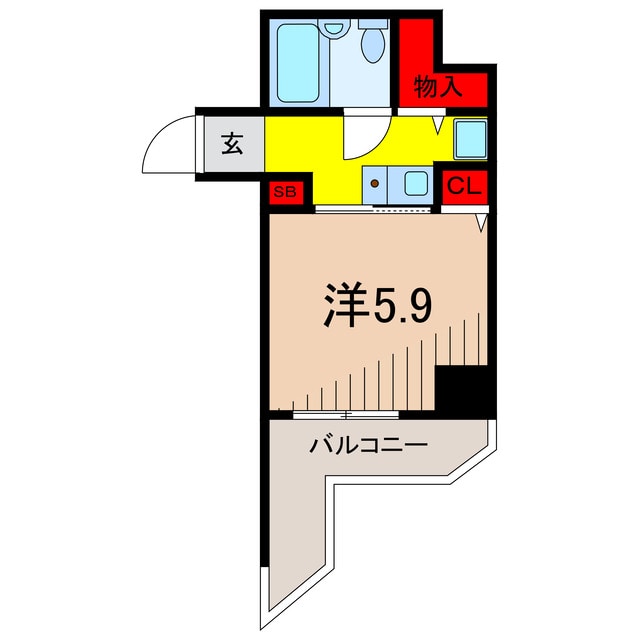 コスモ亀有Ⅴの物件間取画像