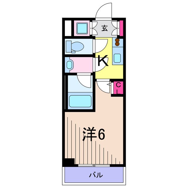 ライジングプレイス綾瀬の物件間取画像