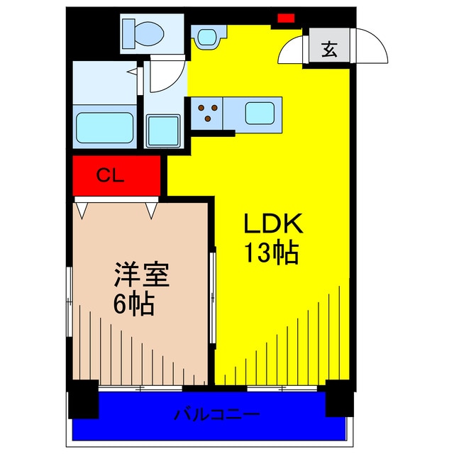 メゾンパークスの物件間取画像