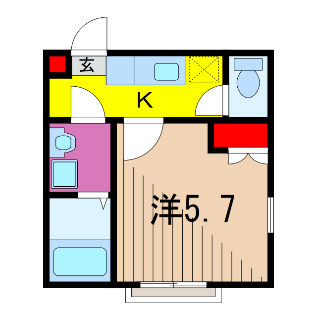 ファインベル北綾瀬Ⅳの物件間取画像