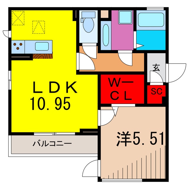 レーヴ・セジュール・アヤセの物件間取画像