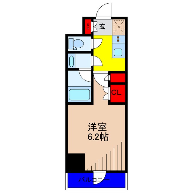 DIPS亀有駅前の物件間取画像