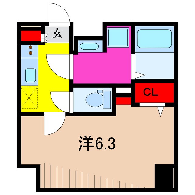 SPコート亀有の物件間取画像