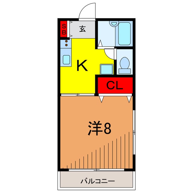 イマヌエルハイツの物件間取画像