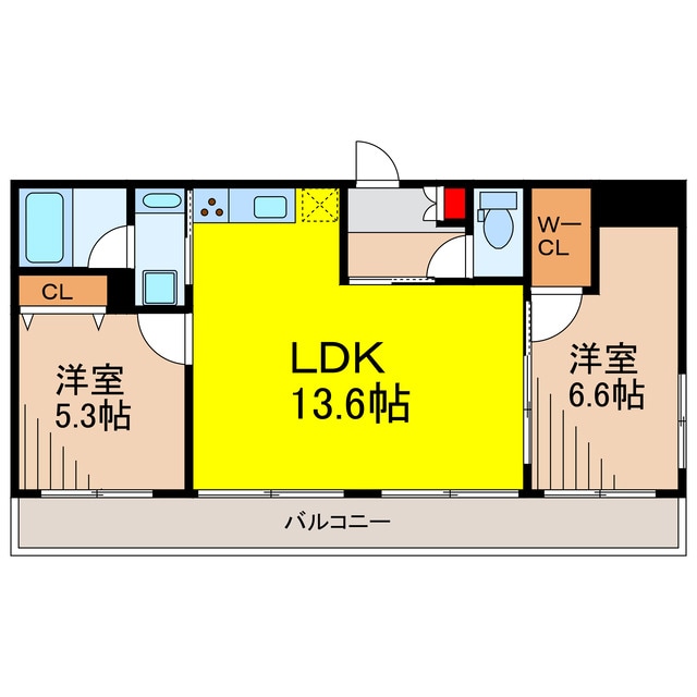 Nord Estの物件間取画像