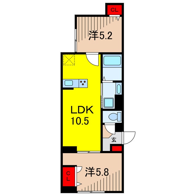 （仮称）六町1丁目PJの物件間取画像