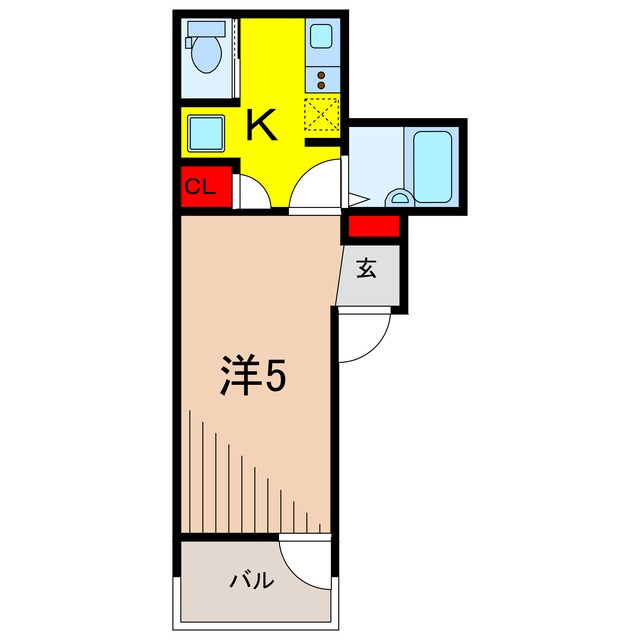 MELDIA北綾瀬VⅡの物件間取画像