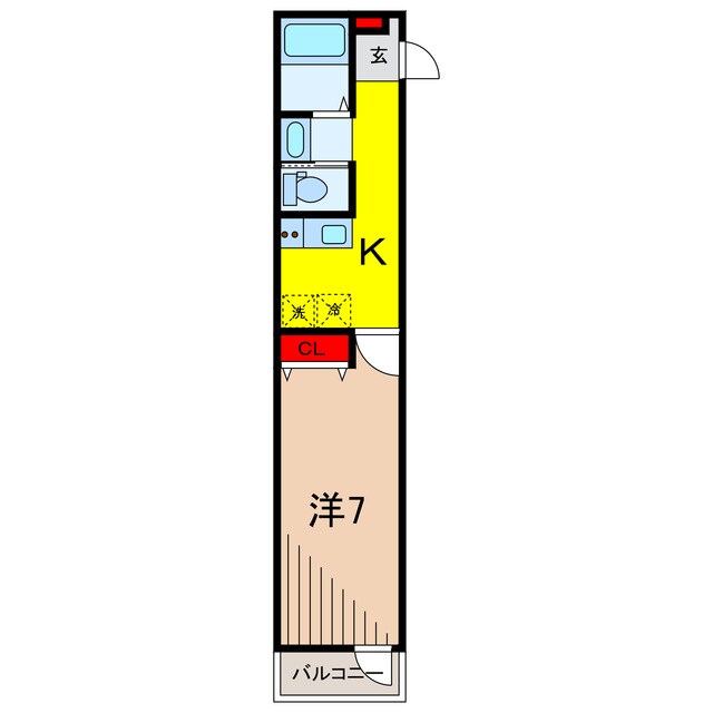 グランドール東綾瀬Ⅲの物件間取画像