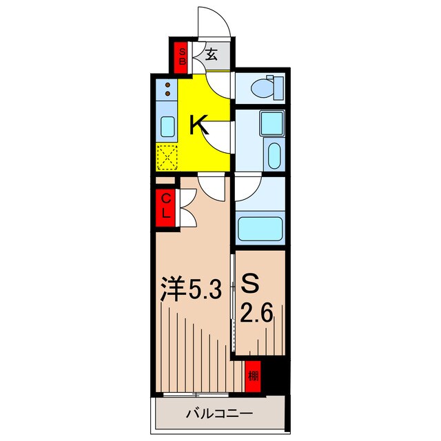 ブライズ亀有の物件間取画像