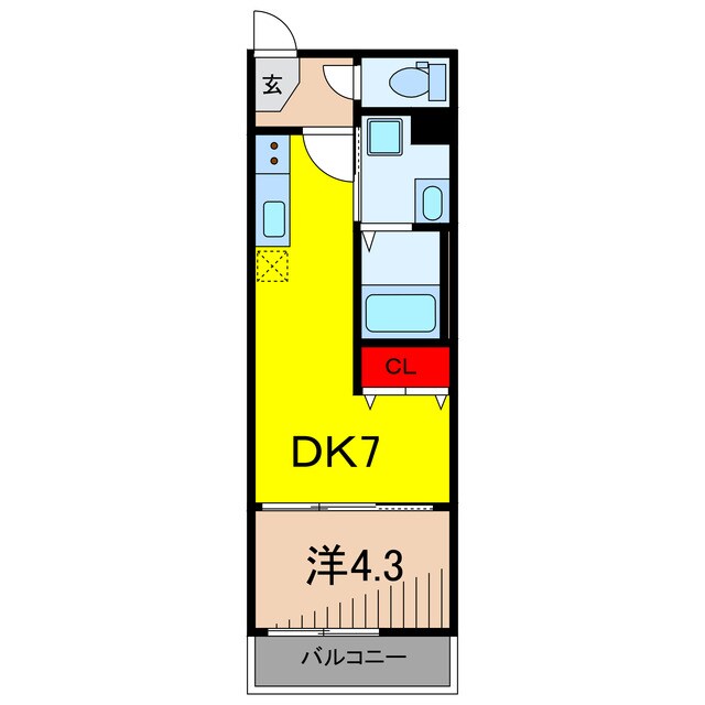 Jブラン綾瀬の物件間取画像