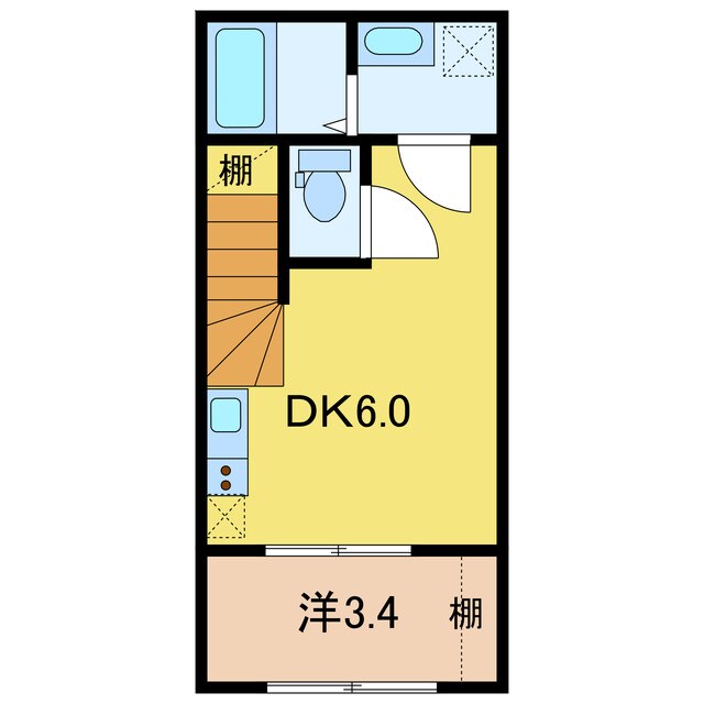 コンフォール高柳の物件間取画像