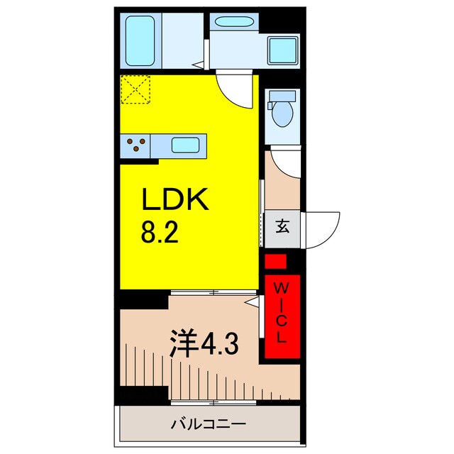 セレスティア亀有の物件間取画像