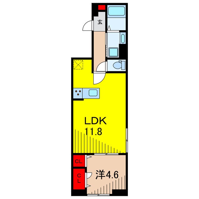セレスティア大谷田Ⅱの物件間取画像