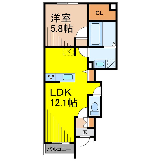 (仮称）足立区六木３丁目計画の物件間取画像