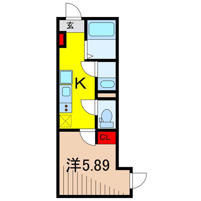 カインドネス亀有Ⅱの物件間取画像