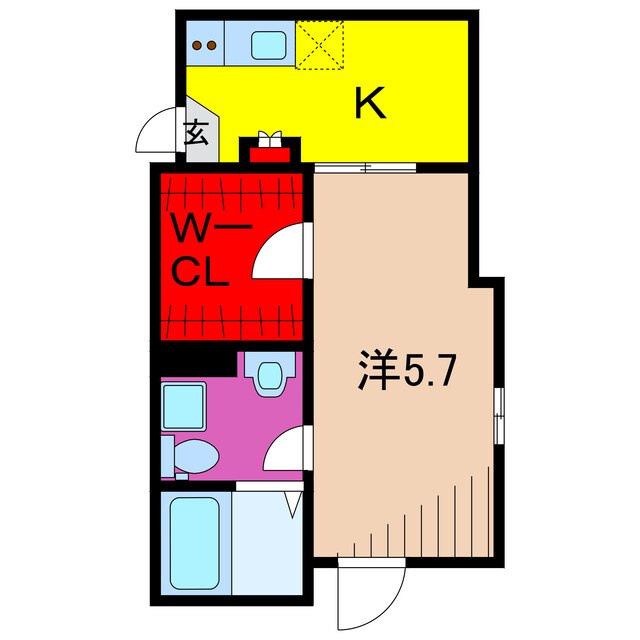 ALBA亀有の物件間取画像