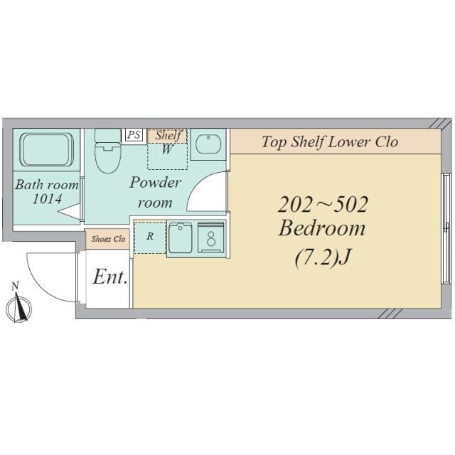 BESTA亀有の物件間取画像