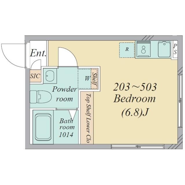 BESTA亀有の物件間取画像