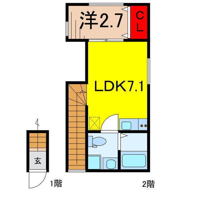 Grande house金町の物件間取画像