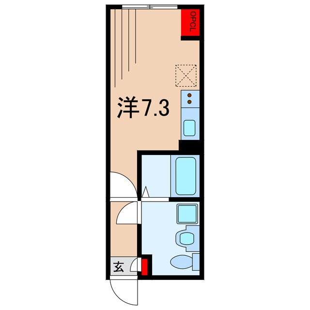 オークノワール綾瀬の物件間取画像