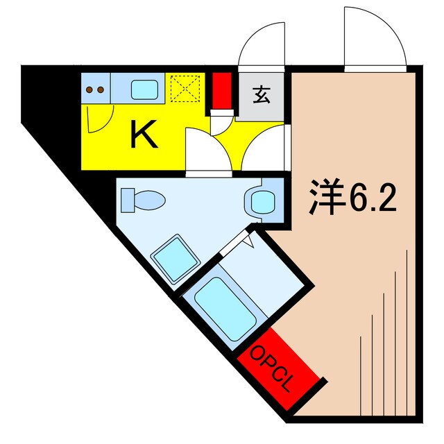 オークノワール綾瀬の物件間取画像