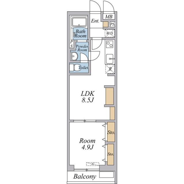 リブリ・北綾瀬の物件間取画像