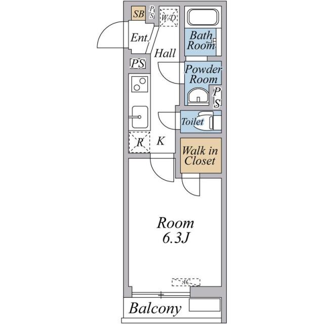 リブリ・北綾瀬の物件間取画像