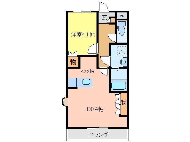 Comforce橋本の物件間取画像