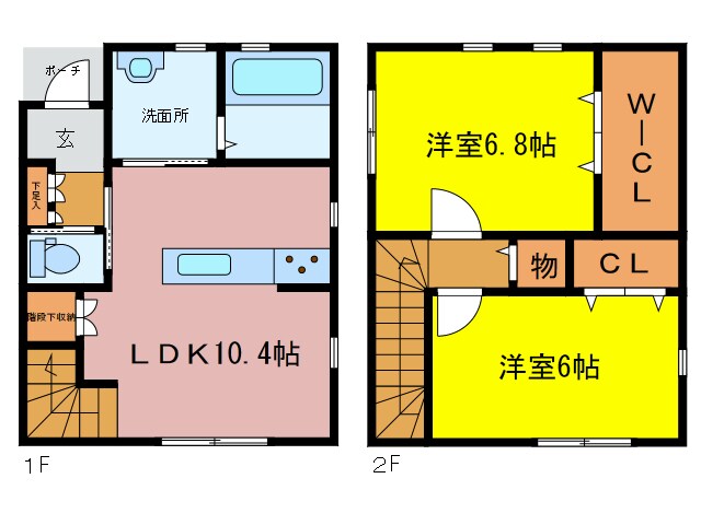 小松島市新港戸建て（石倉邸）の物件間取画像