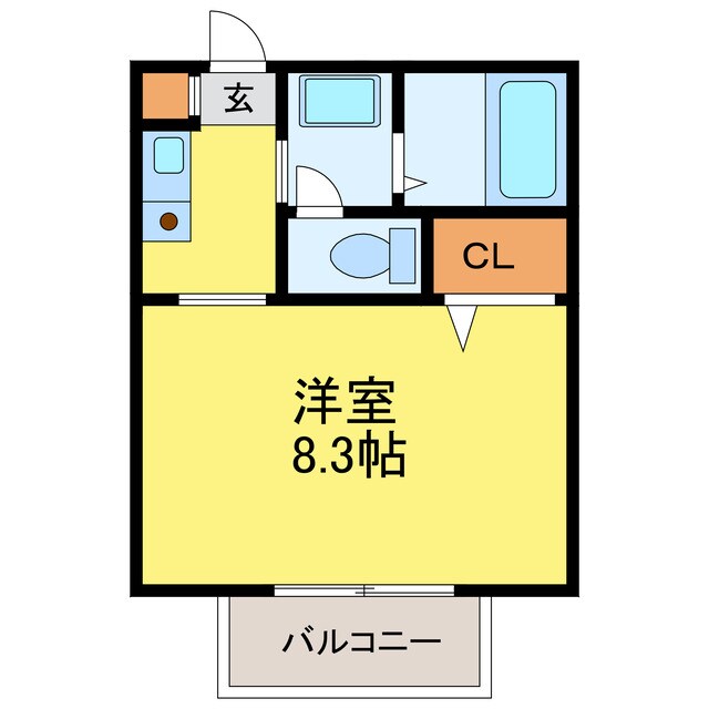 カーサ安宅の物件間取画像