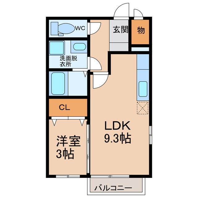 アクシス南島田の物件間取画像