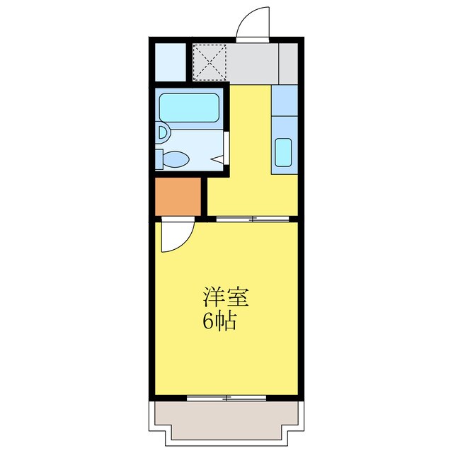 清水ハイツの物件間取画像