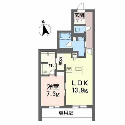 シャーメゾンプレミアス下助任の物件間取画像