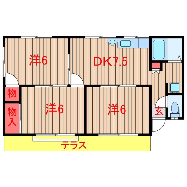 ハイツソフィアの物件間取画像