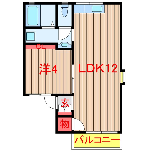 アセスメントハイツの物件間取画像