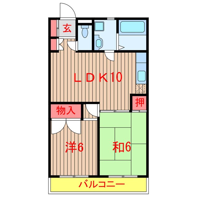 薬園台駅 徒歩7分 3階の物件間取画像