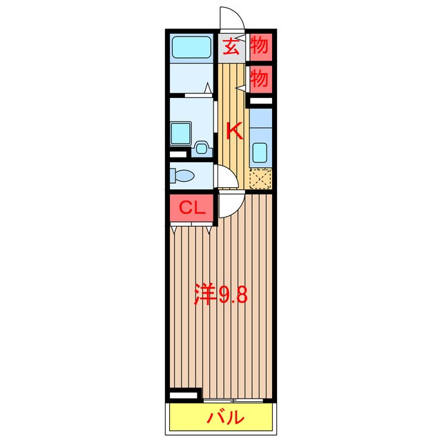 カーサ・プラシードの物件間取画像